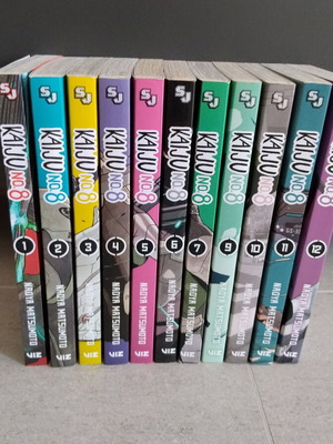Kaiju No. 8 manga volumes 1-7 and 9-13, new, English