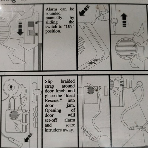 Personal safety alarm for doors and windows new, small size
