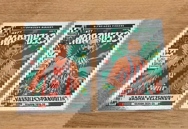 EuroLeague Donruss Net Marvels lot (2cards)