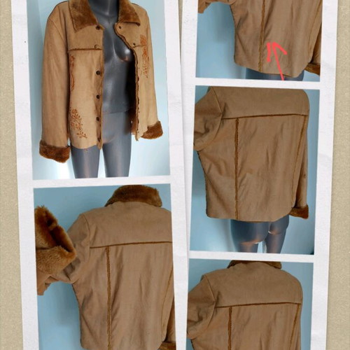 Bon'a Parte women's designer jacket used, beige and brown