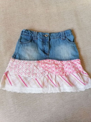 Cecilia denim skirt for 6-year-old girl