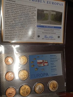 Probe Euro set Nordirland 2007 like new