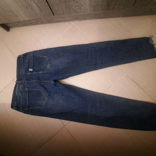 Jeans with rips size L blue like new