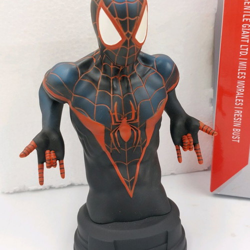 Marvel Miles Morales Spiderman Resin Bust 7 Inch New