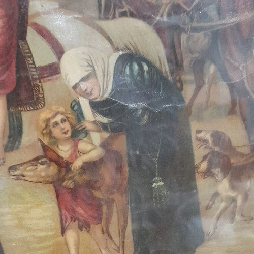 Poster with Return Theme used, medieval view