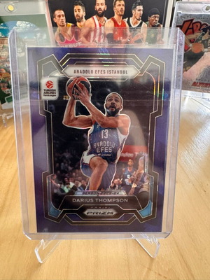 Darius Thompson Blue Ice Prizm EuroLeague 2023-24 Card like new