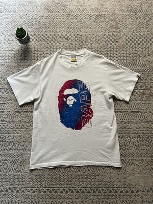 Bape T-shirt άσπρο μέγεθος M σαν καινούργιο