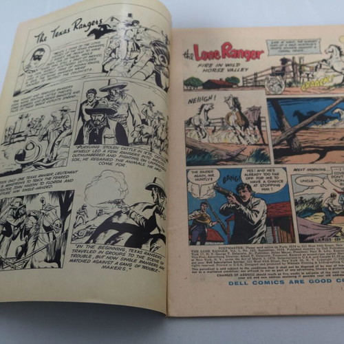 The Lone Ranger #123 September 1958 comic used