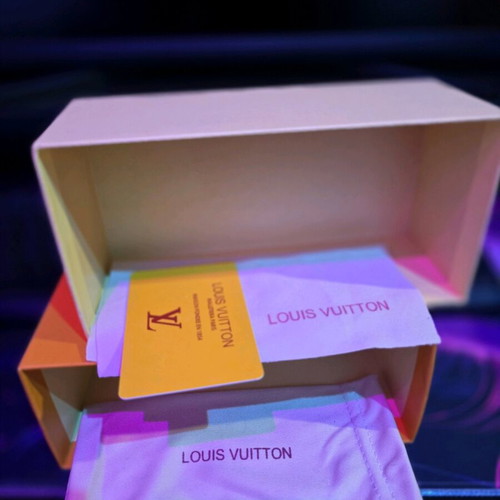 Louis Vuitton Evidence Gold Metal Sunglasses new