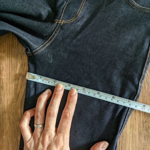 Y2K Dark Denim Flare Leggings Pull & Bear new, blue