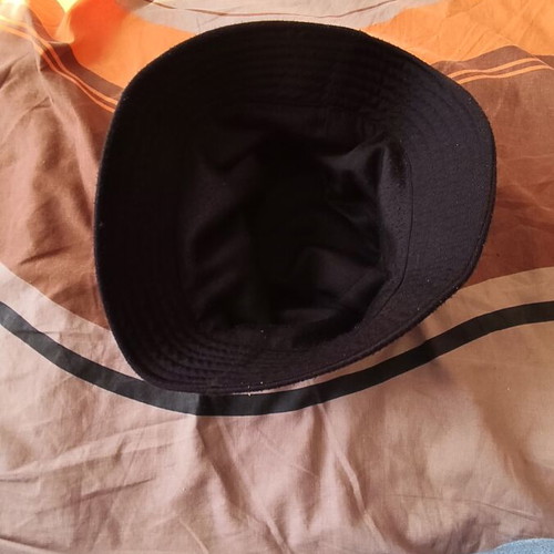 Bucket hat black used, minimal wear