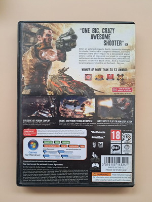 Rage PC game like new