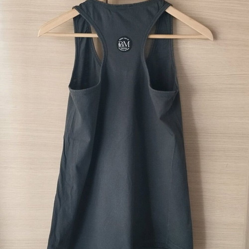 Athletic sleeveless T-shirt like new, gray, size M