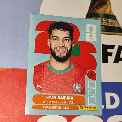 Ismael Saibari World Cup 2026 Panini sticker