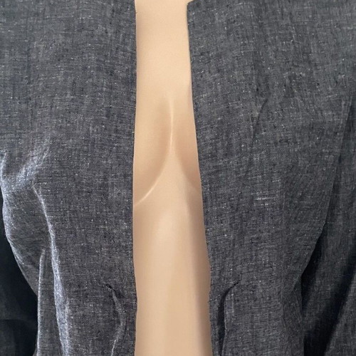 Twin set summer linen cotton, grey, new