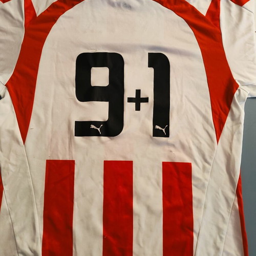 Olympiacos Puma 9+1 Jersey 2006-07 used, collectible historic piece