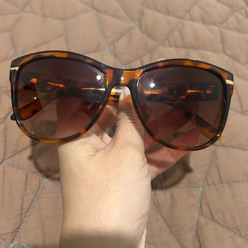 Tortoise sunglasses like new, brown, clear lenses