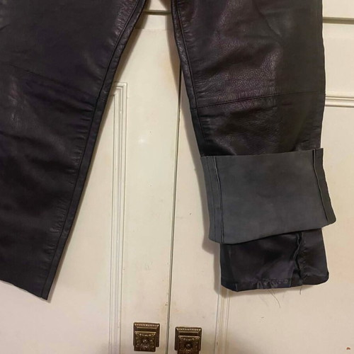 Brando leather women's pants new, size 26, black