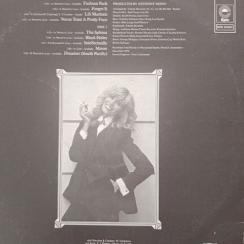 Never Trust A Pretty Face Amanda Lear LP