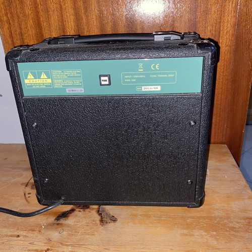 Stagg guitar amplifier like new, 16 watt with cable