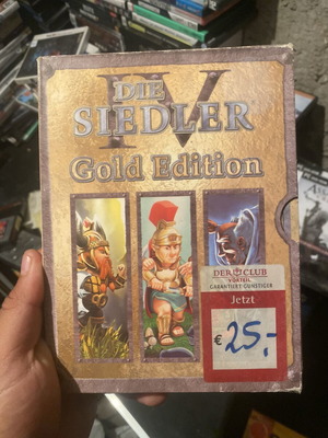 Die Siedler IV Gold Edition PC game, good condition