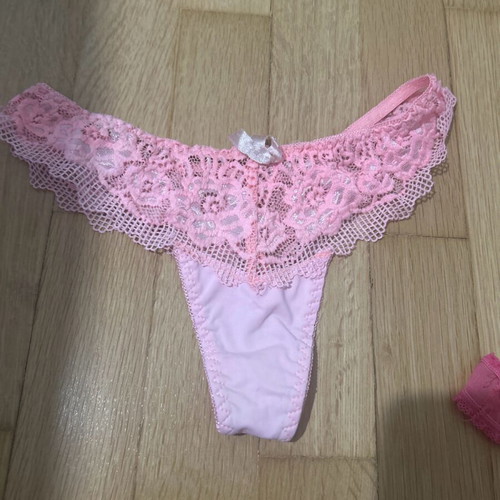 String underwear new, pink, size S/M set of 2 pieces
