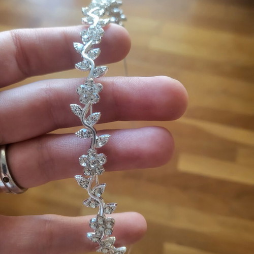 Bridal hairband with rhinestones new, Shein