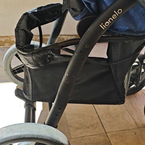 Lionelo stroller used up to 22kg with storage and mosquito net