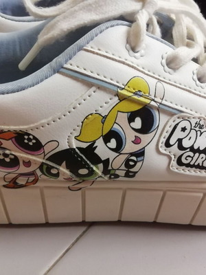 Bershka Powepuff Girls platform trainers size 40