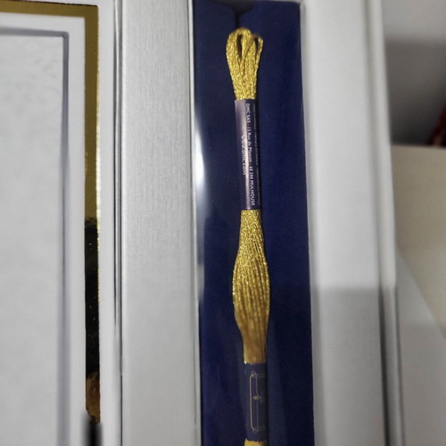 DMC gold mouliné new, limited edition 24 karat embroidery thread