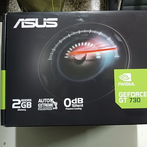 ASUS GeForce GT 730 graphics card new, 2GB GDDR5, passive cooling