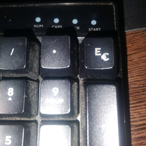 GXTrust keyboard used with lighting and one button issue