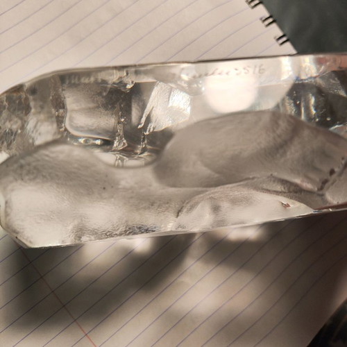 Mats Jonasson crystal used with artist signature