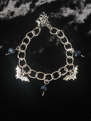 Alternative bat bracelet handmade from stainless steel