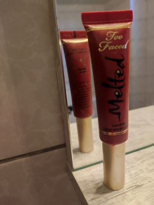 Too Faced Long Wear Lipstick used