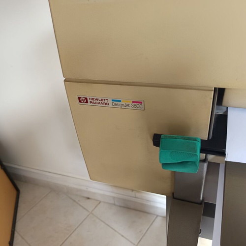 HP DesignJet 350C large format plotter used