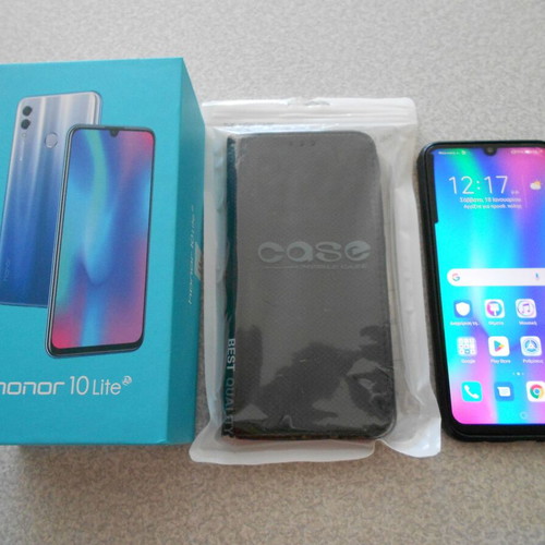 Honor 10 Lite 3GB 32GB used, black