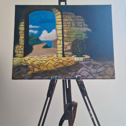 Acrylic painting 45x35cm new