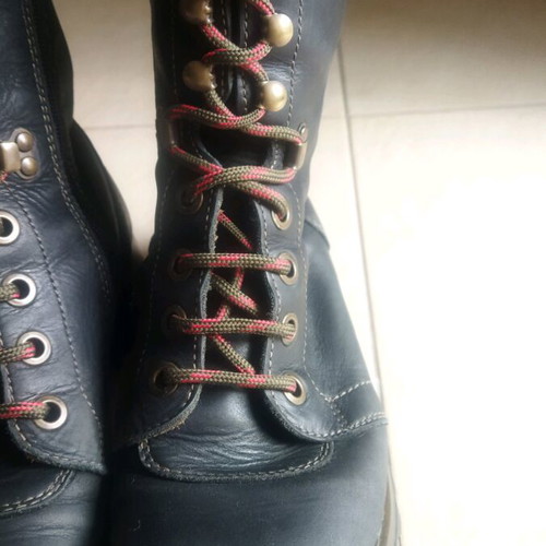 Fly London leather ankle boots used, size 37, black