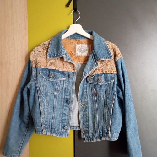 Vintage Love jeans women's jacket like new, size S/M, blue