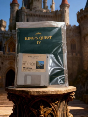 Atari ST King's Quest IV The Perils of Rosella adventure game very good condition