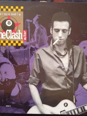 The Clash Should I Stay or Should I Go 12'' single used, rock