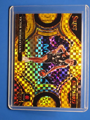 Select Snapshot Gold Prizm κάρτα μπάσκετ Victor Wembanyama 5/10