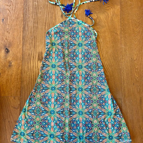 Beachwear dress new, size Small, multicolored