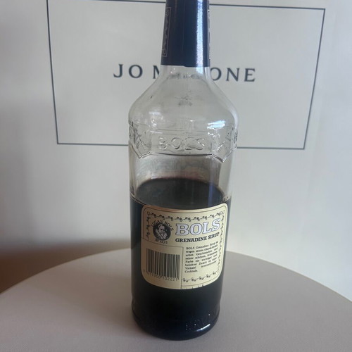 Bols Grenadine Sirup used vintage decorative bottle