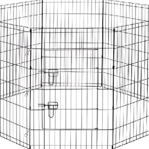 Pet Camelot 8-Sided Pet Playpen Black, like new, 60cm x 91cm