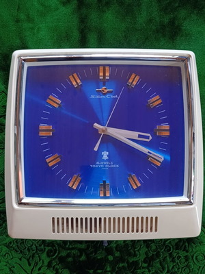 Tokyo Clock Silicon Clock 4 Jewels vintage wall clock