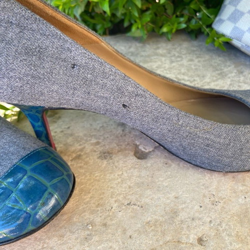 Emanuel Ungaro gray pumps used, size 39