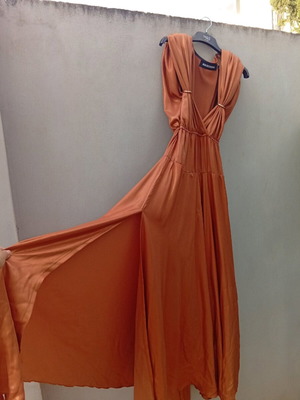 Nazezhda Clothing Formal Bronze Dress like new, adjustable, size L
