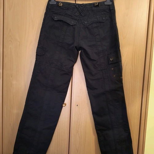 Black pants like new with adjustable cuffs, size S